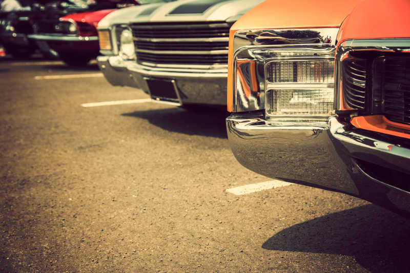 各种样式的汽车大灯