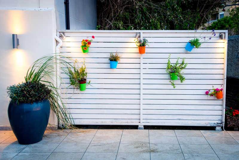 墙面装饰的简约花束