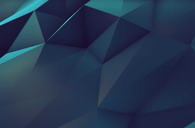 黑色带梯度的抽象几何多边形图案背景