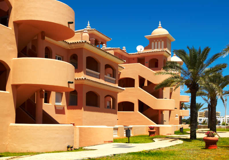 避暑胜地的建筑