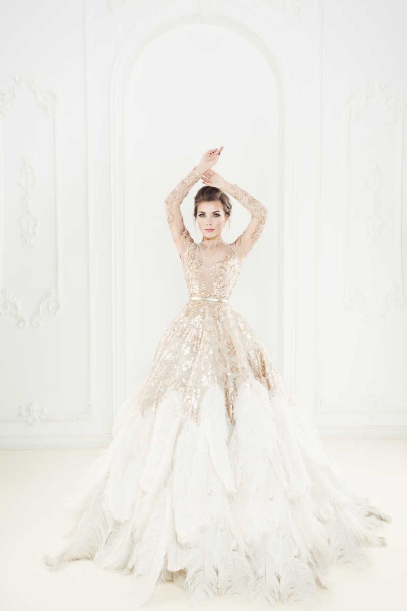 奢华的美女模特