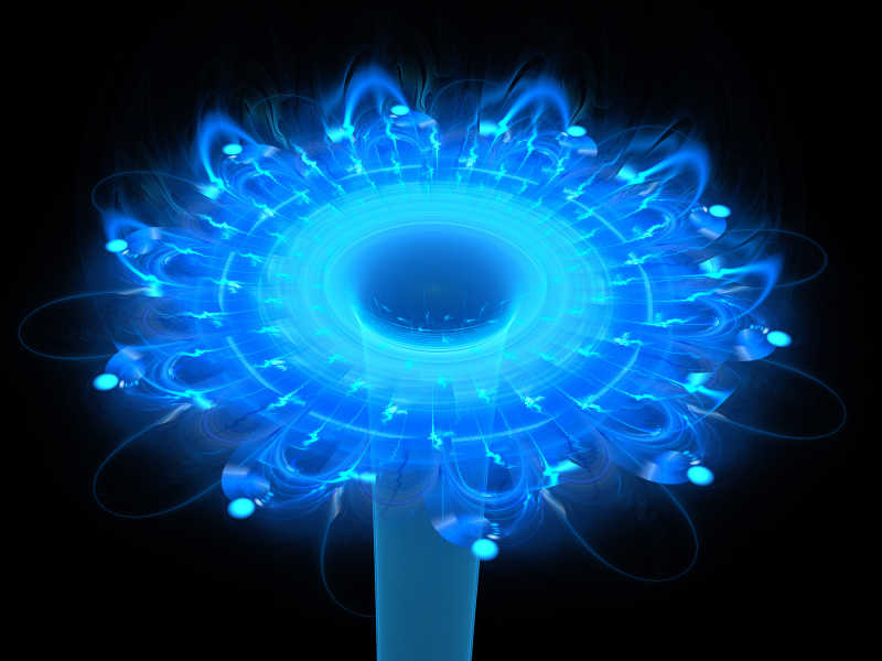 计算机生成的抽象背景花形