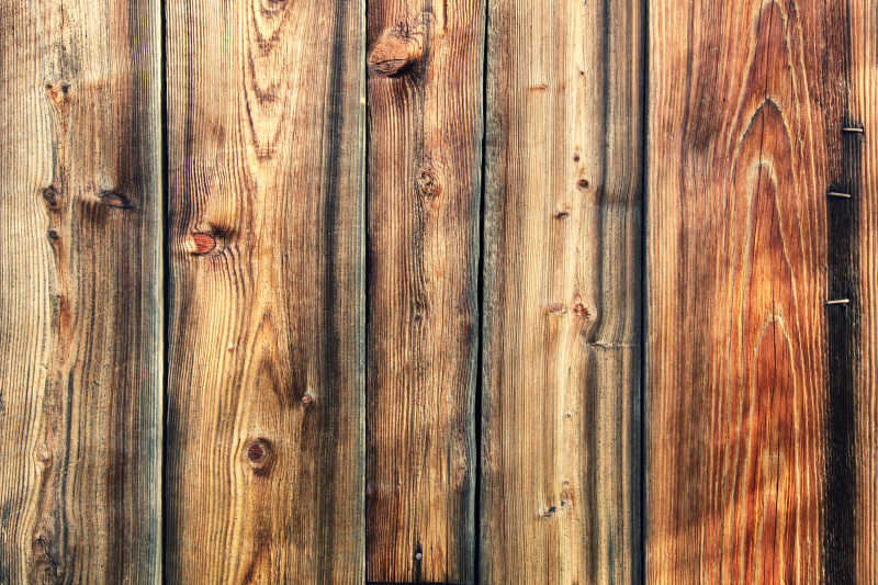 室外旧木墙背景