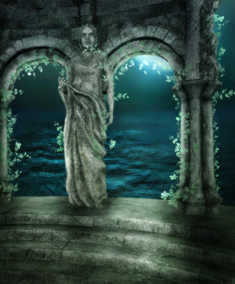 宁静的西欧建筑