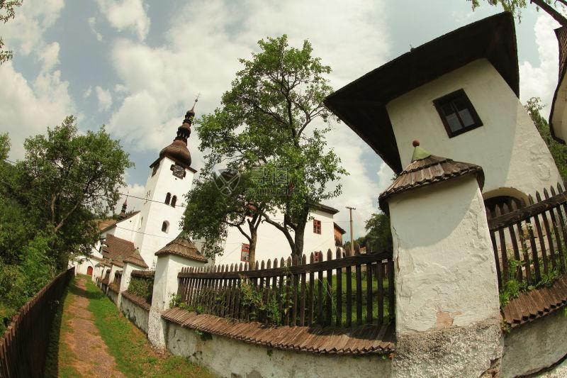 欧洲风格的住宅房屋