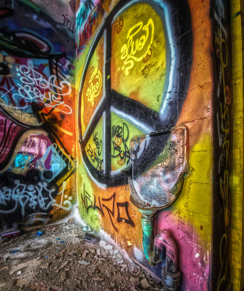 色彩丰富的涂鸦