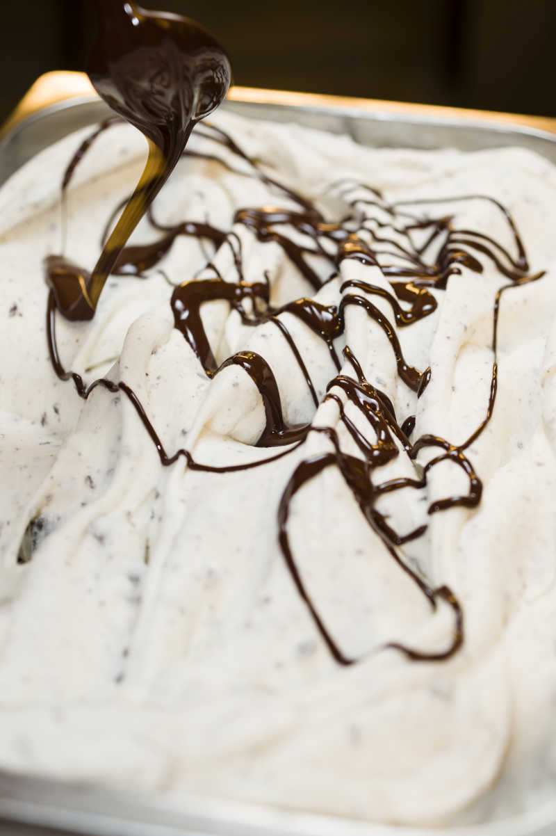 巧克力未来的冰激凌