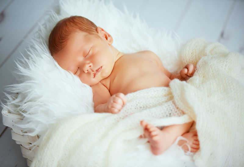 睡着的可爱宝宝