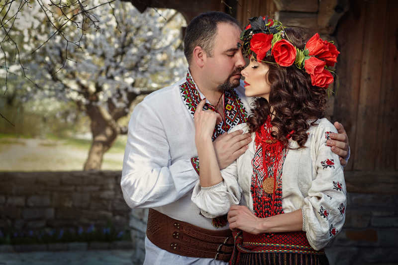 乌克兰新郎和新娘