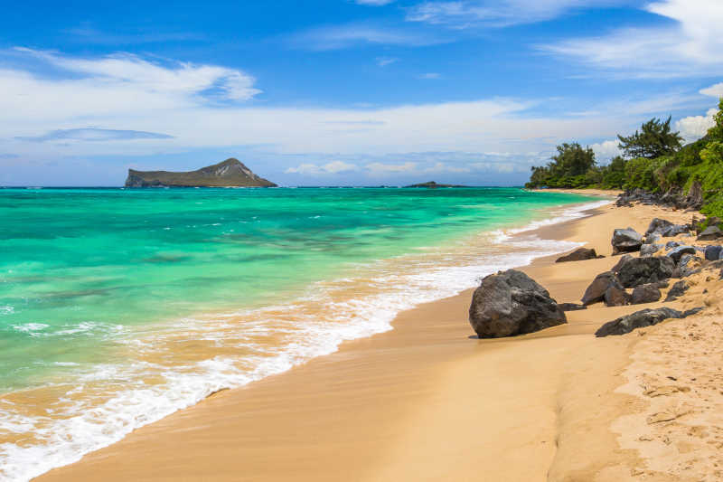 夏威夷海滩风景