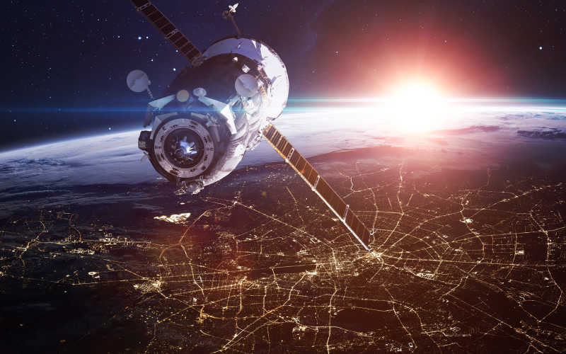 与星云和恒星的无限空间的背景