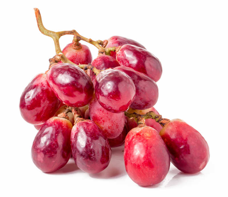 鲜艳的红葡萄