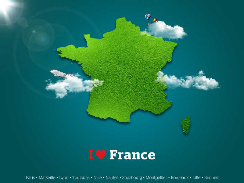 法国地图形状图片-法国地图素材-高清图片-摄影