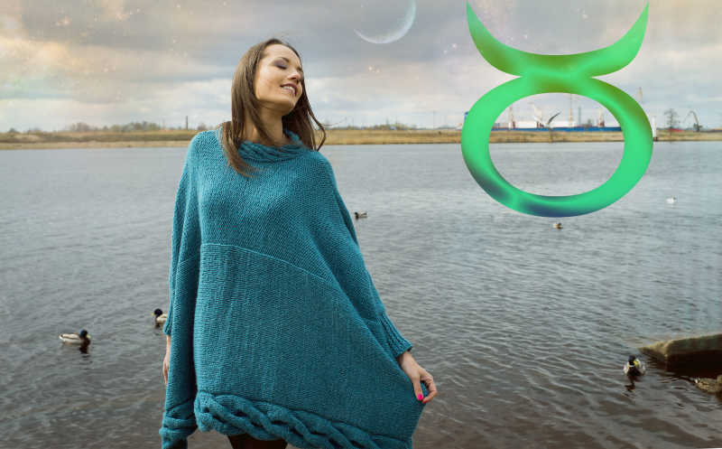 穿着毛衣的金牛座美女