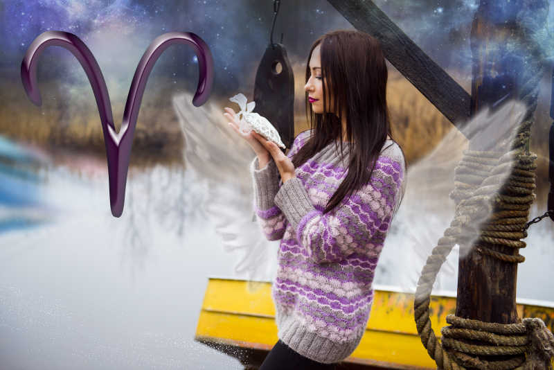 白羊座带隐形翅膀的女孩