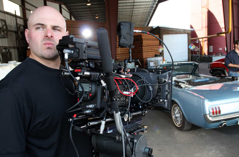 大型摄影机与摄影师