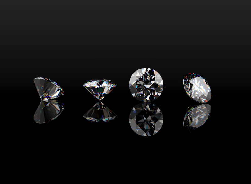 四个方位看钻石