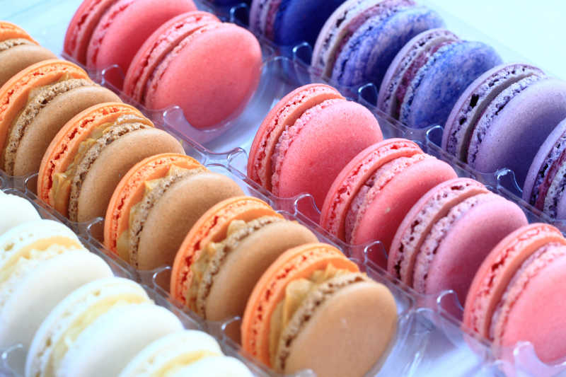 蛋白杏仁甜饼背景颜色