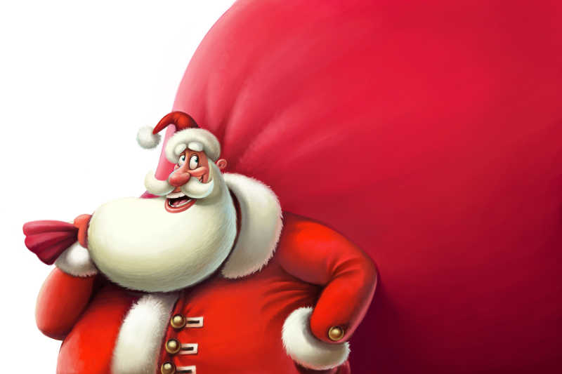 卡通圣诞老人