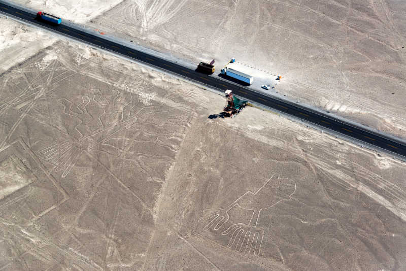 纳斯卡地画地理手图案