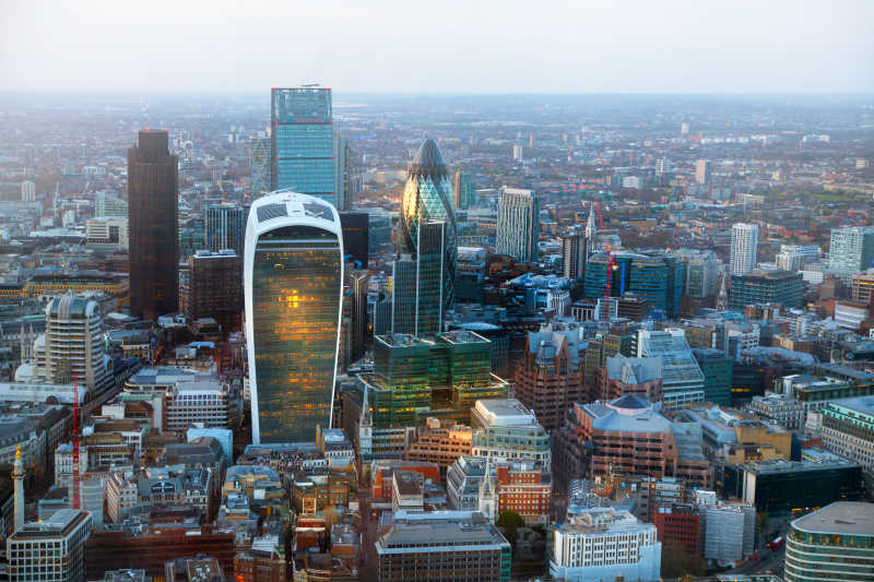 伦敦城市的黎明