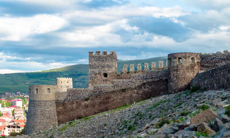 拉巴特城堡的古代城墙