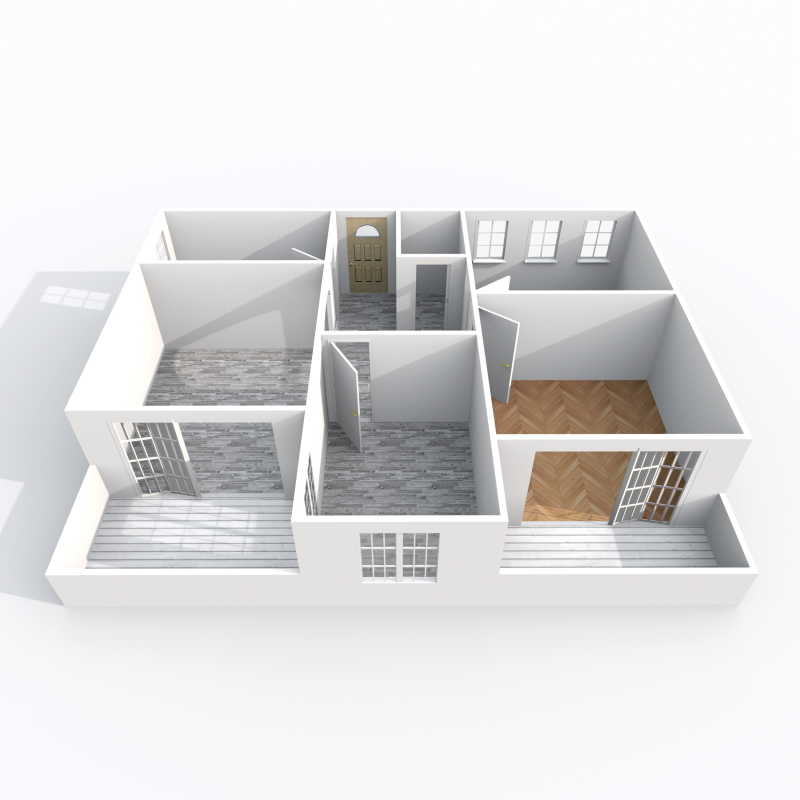 房子三维立体图设计图片