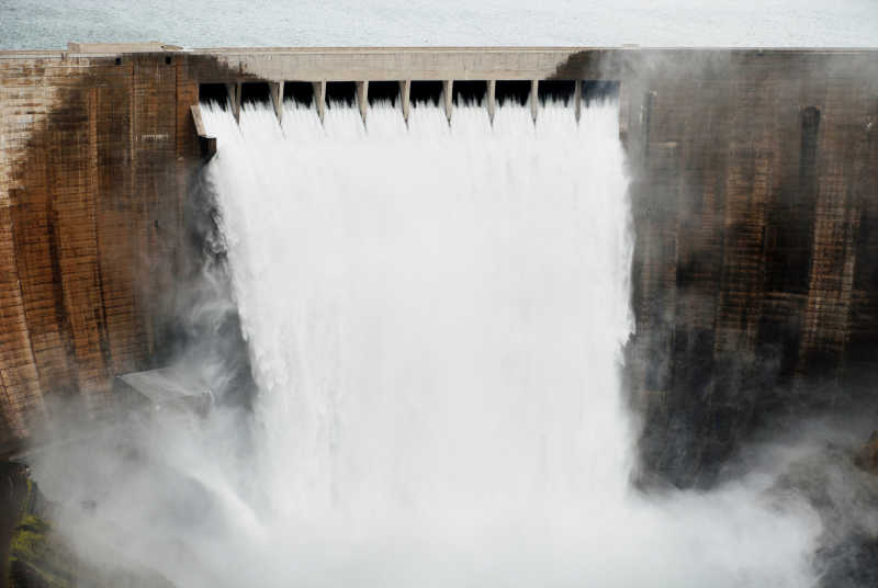 宏伟的莱索托大坝