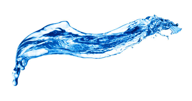 深蓝色的液体水