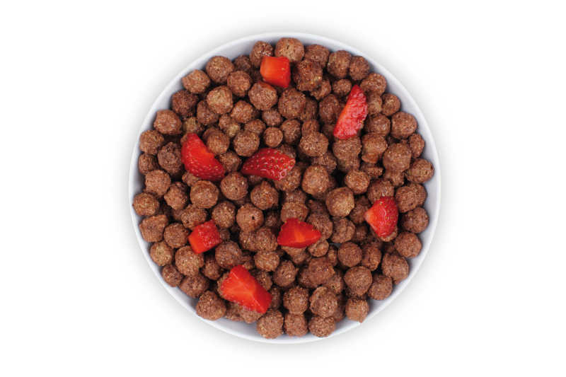 谷物制品与草莓