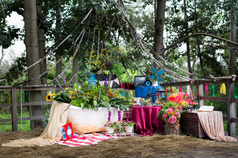 乡村田园风格婚礼装饰