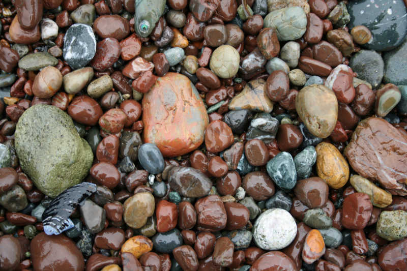 彩色的卵石
