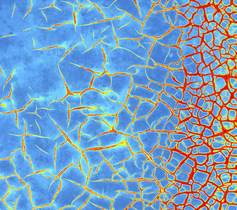 破损的铁皮表面纹理