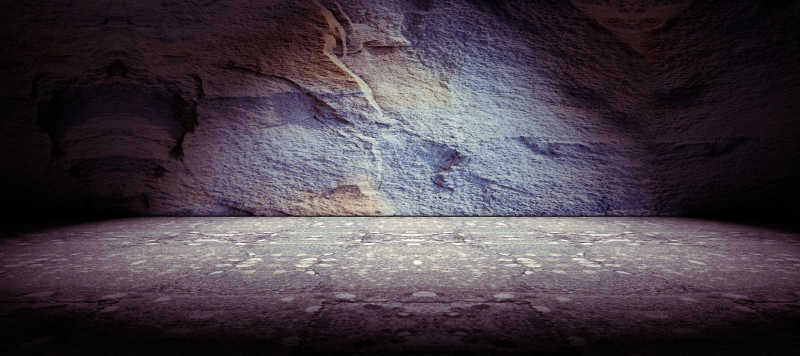 一束光打在岩石模拟纹理背景