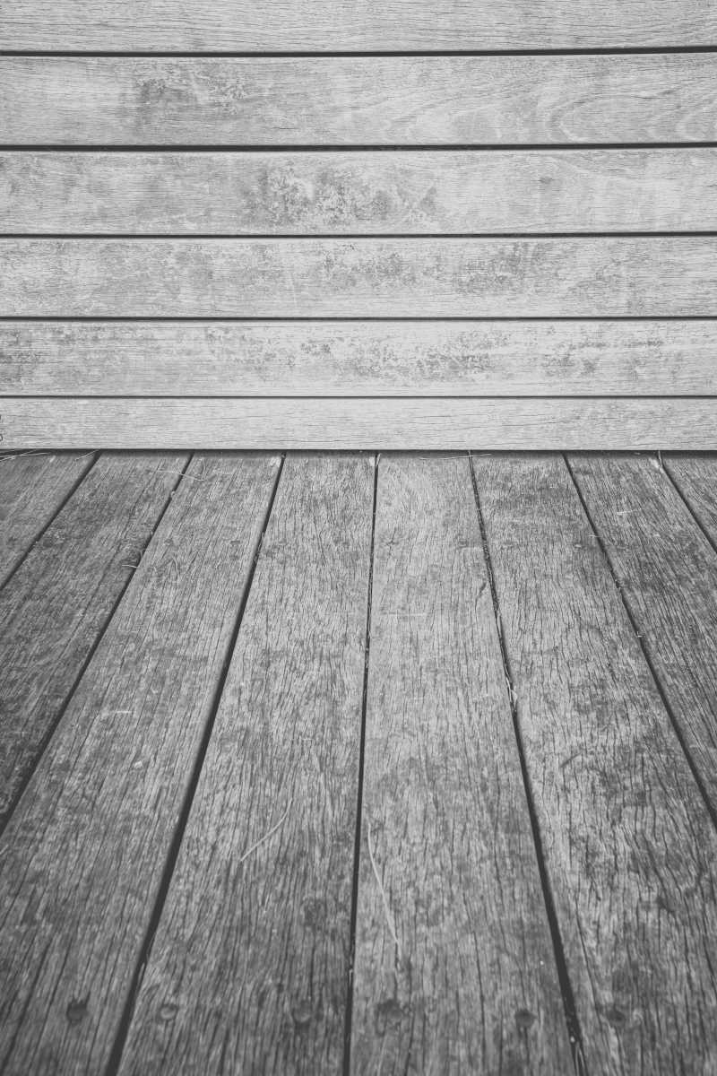 木地板与木墙的纹理与背景