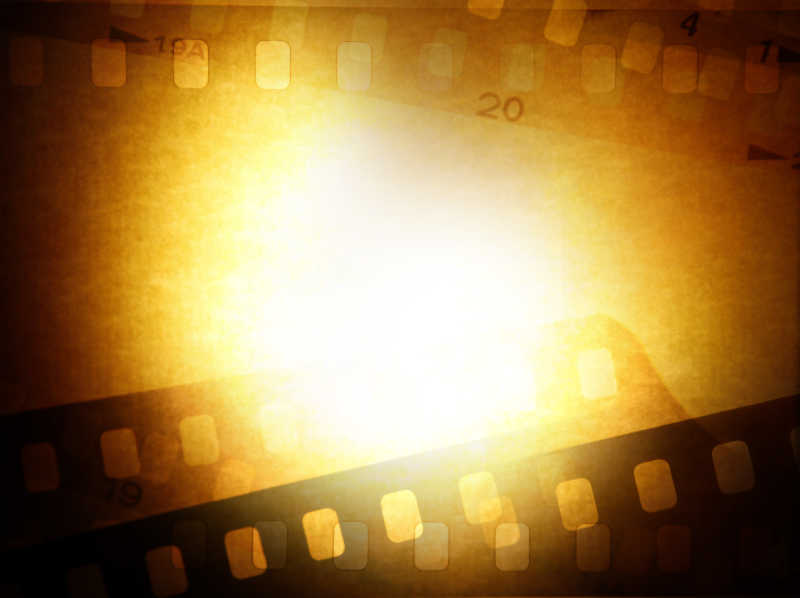 曝光的胶片背景