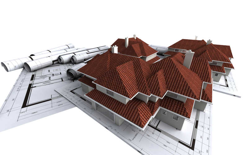 建筑群立体模型