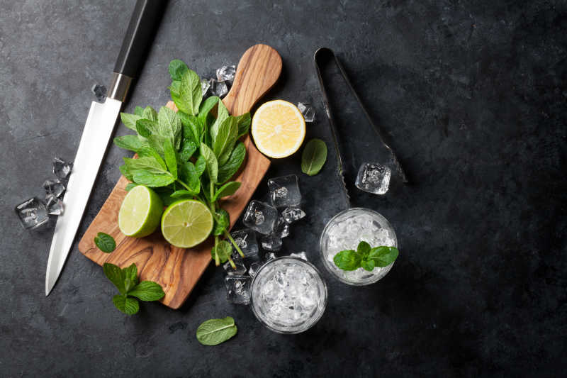 Mojito鸡尾酒的制作原料