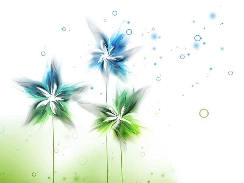 花卉抽象自然背景