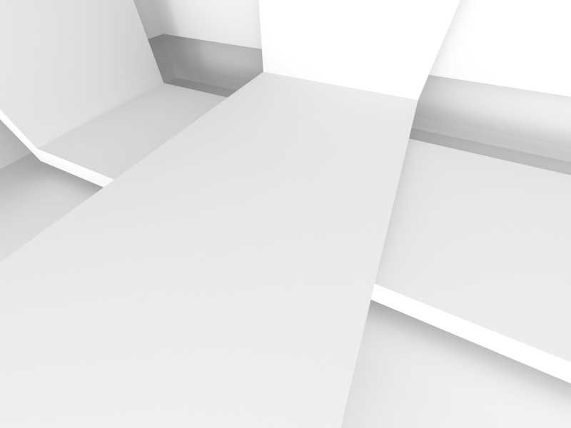 抽象的3d立体建筑