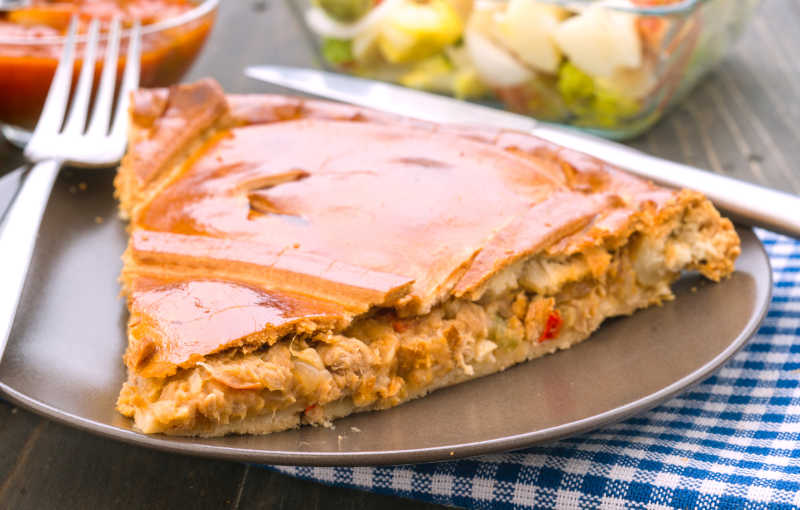 一块美味的金枪鱼馅饼