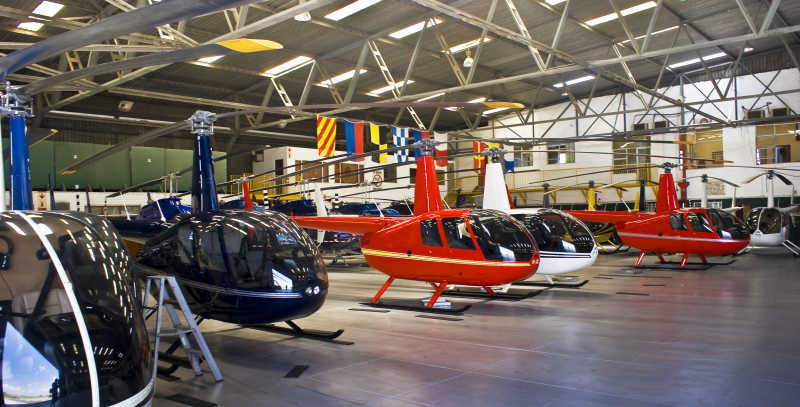 直升机机库