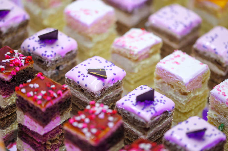 精致的巧克力面包