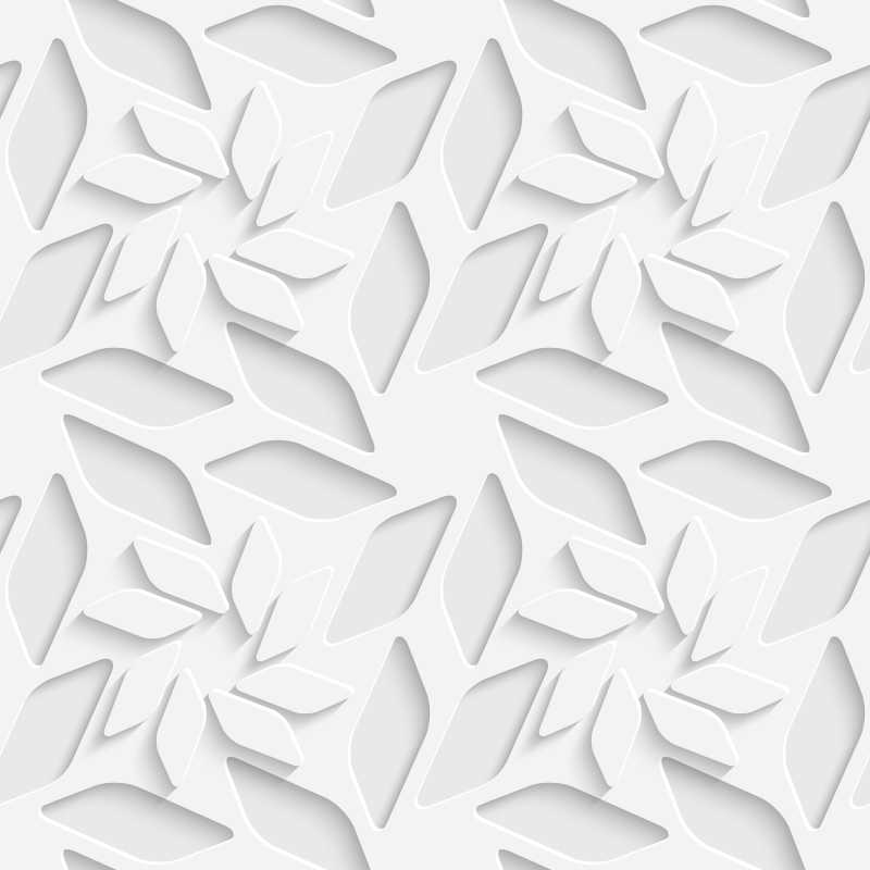 无缝抽象花卉技术模式