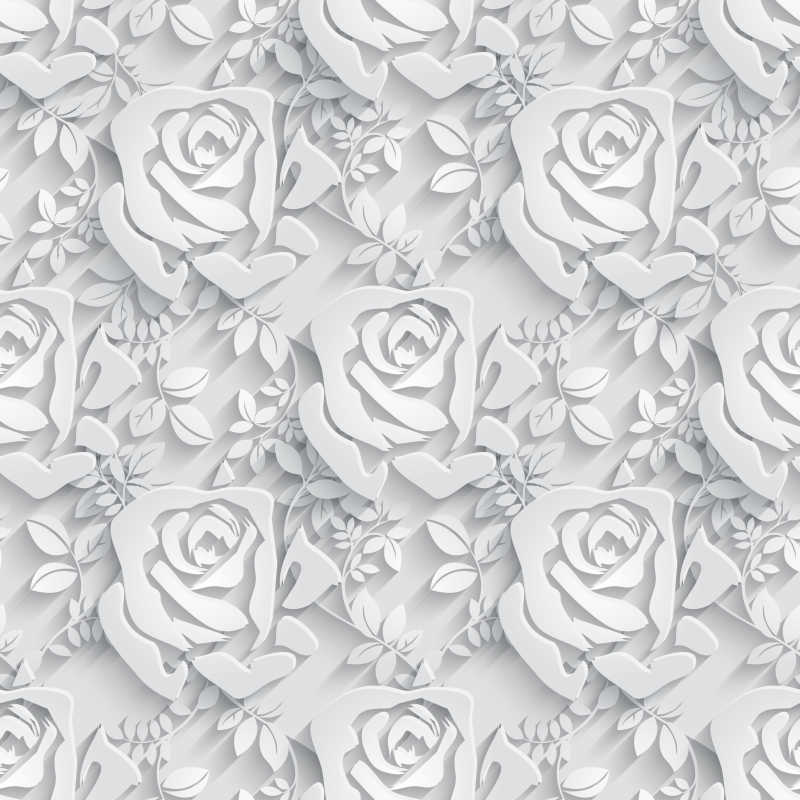 花卉3d立体抽象图案