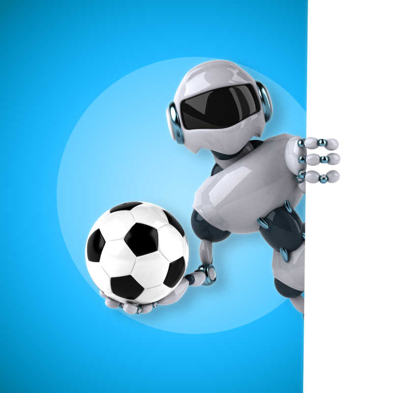 机器人和足球