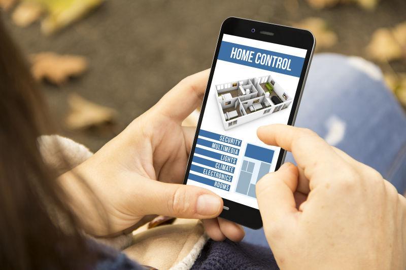 智能手机里的现代智能房屋