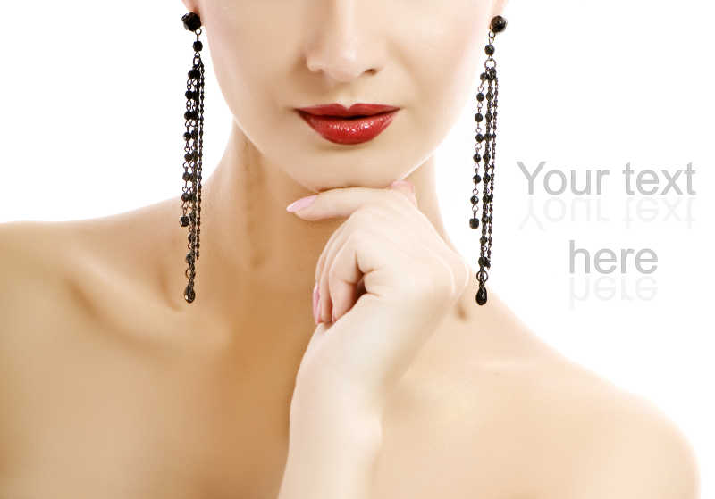 性感女模特脸部肖像