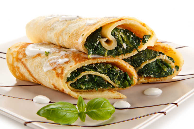 菠菜煎饼