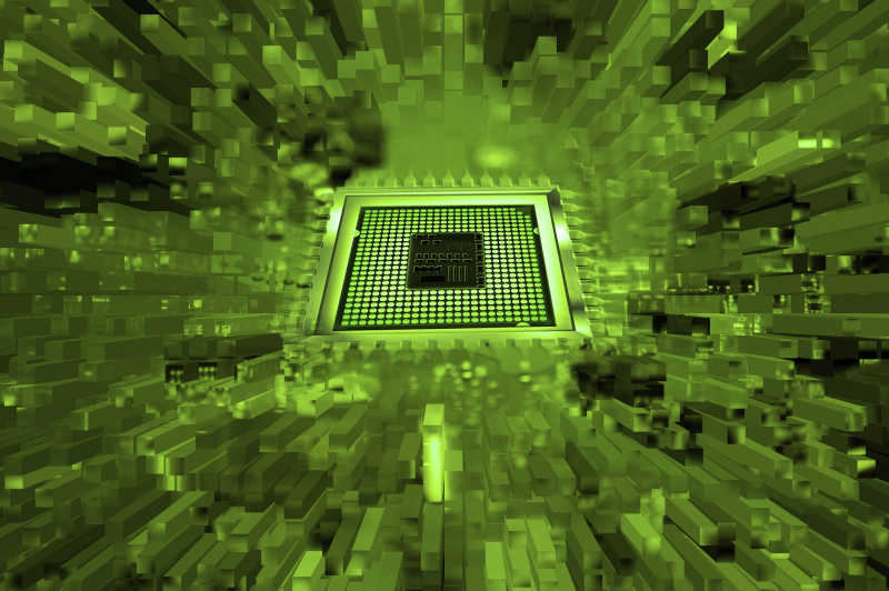 抽象式电子计算机芯片